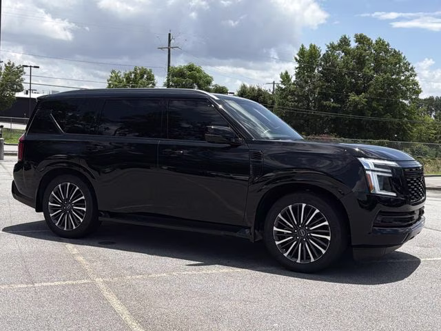 2025 Super Black Nissan Armada Platinum Reserve 4X4 SUV