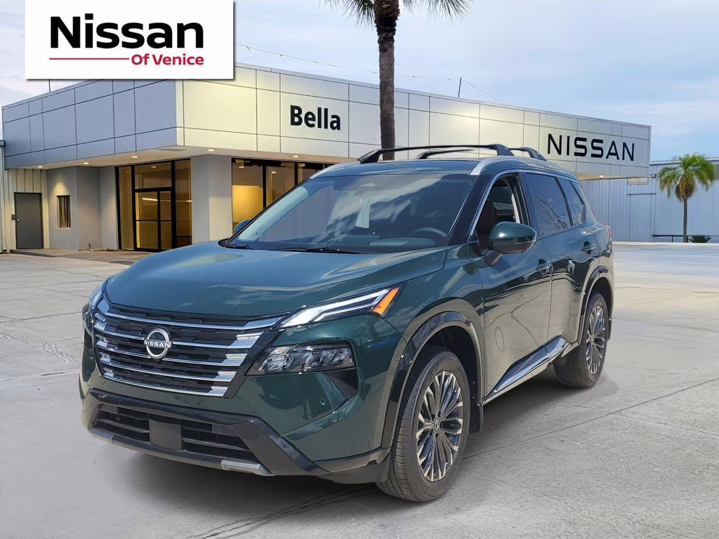 2026 Obsidian Green Nissan Rogue Platinum AWD SUV