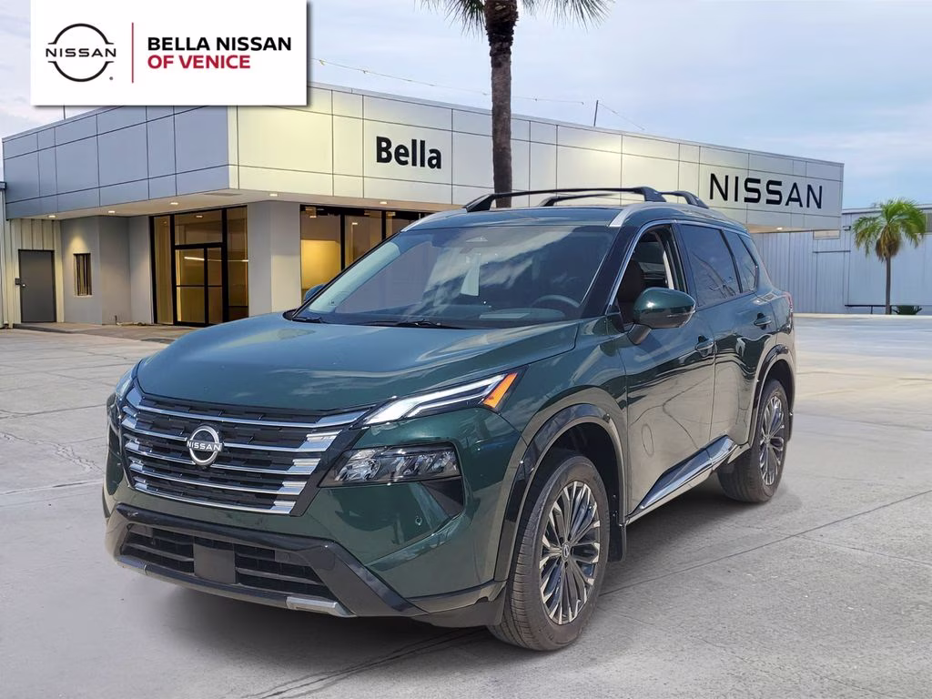 2026 Obsidian Green Nissan Rogue Platinum AWD SUV