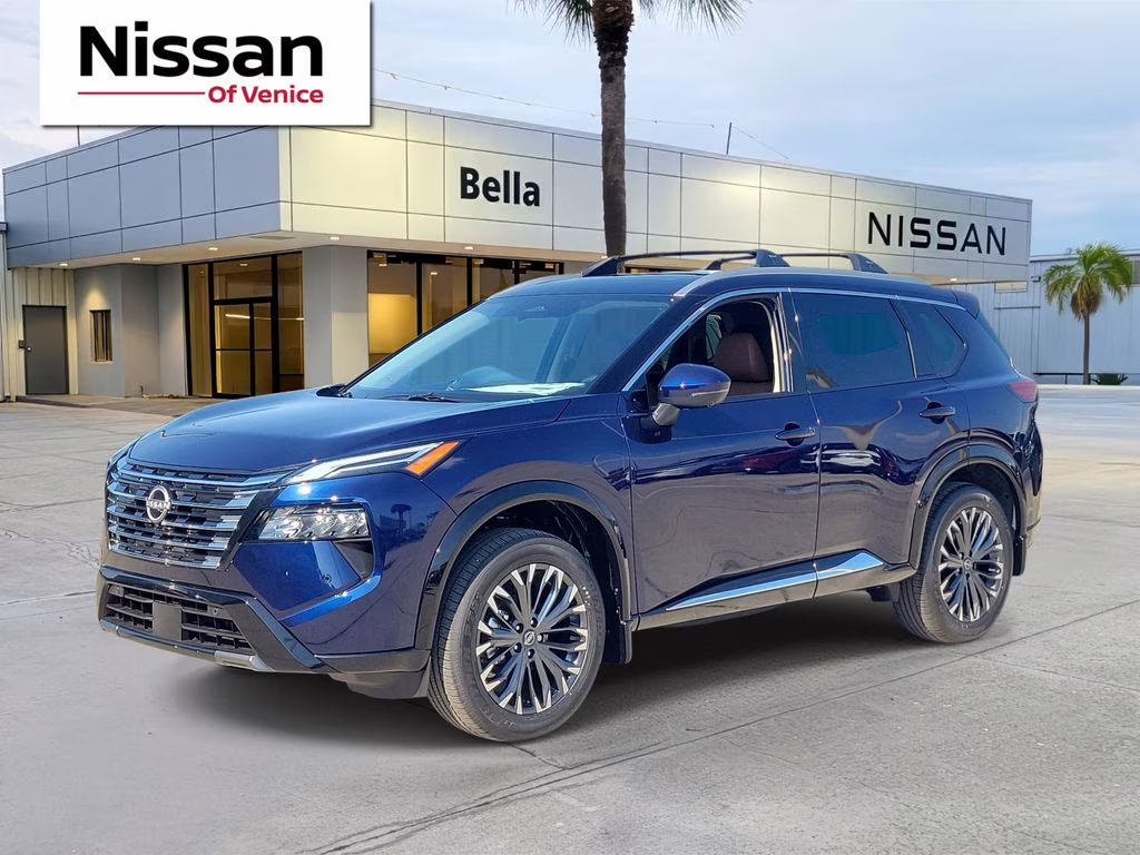 2026 Deep Ocean Blue Pearl Nissan Rogue Platinum AWD SUV