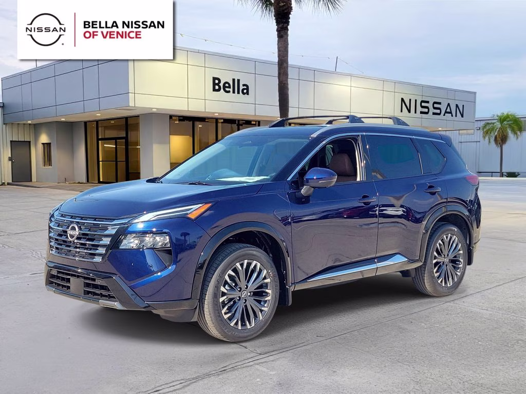 2026 Deep Ocean Blue Pearl Nissan Rogue Platinum AWD SUV