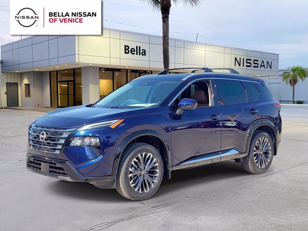 2026 Deep Ocean Blue Pearl Nissan Rogue Platinum AWD SUV