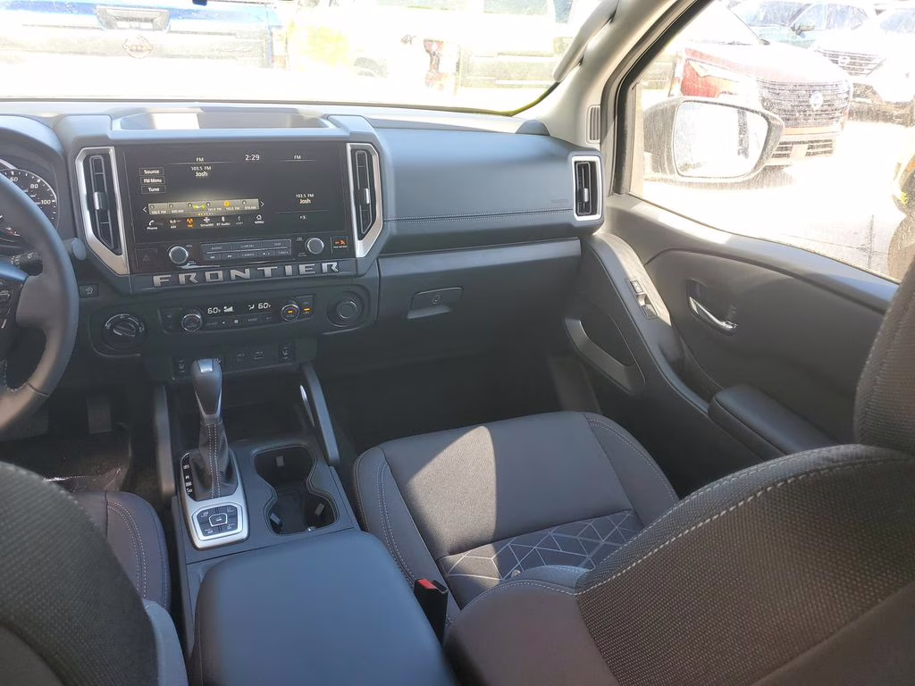 2026 Glacier White Nissan Frontier SV 4X4 Truck