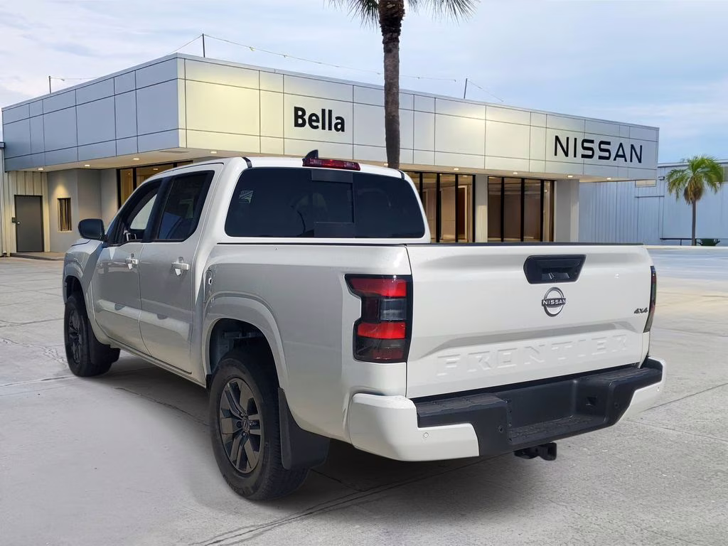 2026 Glacier White Nissan Frontier SV 4X4 Truck