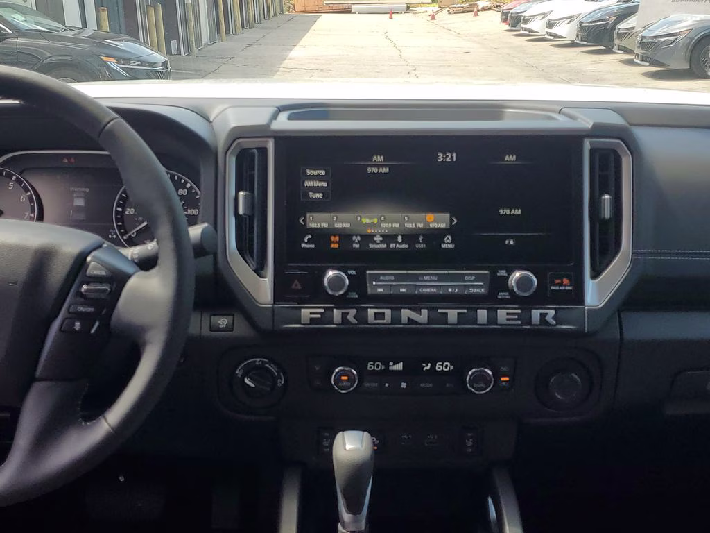 2026 Glacier White Nissan Frontier SV 4X4 Truck