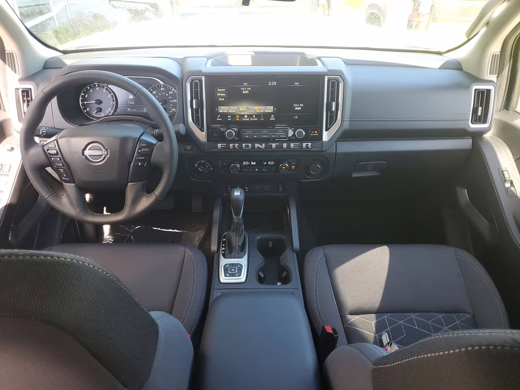 2026 Glacier White Nissan Frontier SV 4X4 Truck