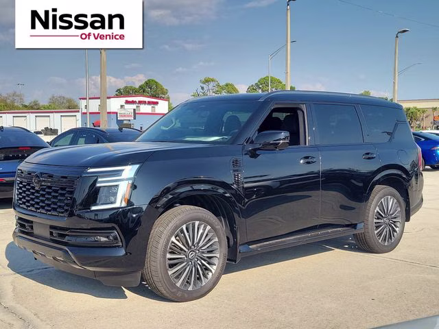 2025 Super Black Nissan Armada Platinum Reserve 4X4 SUV