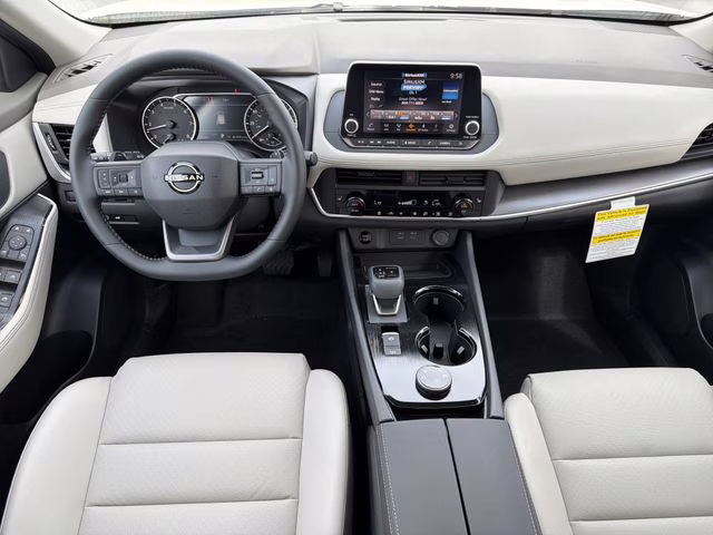 2026 Everest White Pearl Tricoat Nissan Rogue Dark Armor AWD SUV