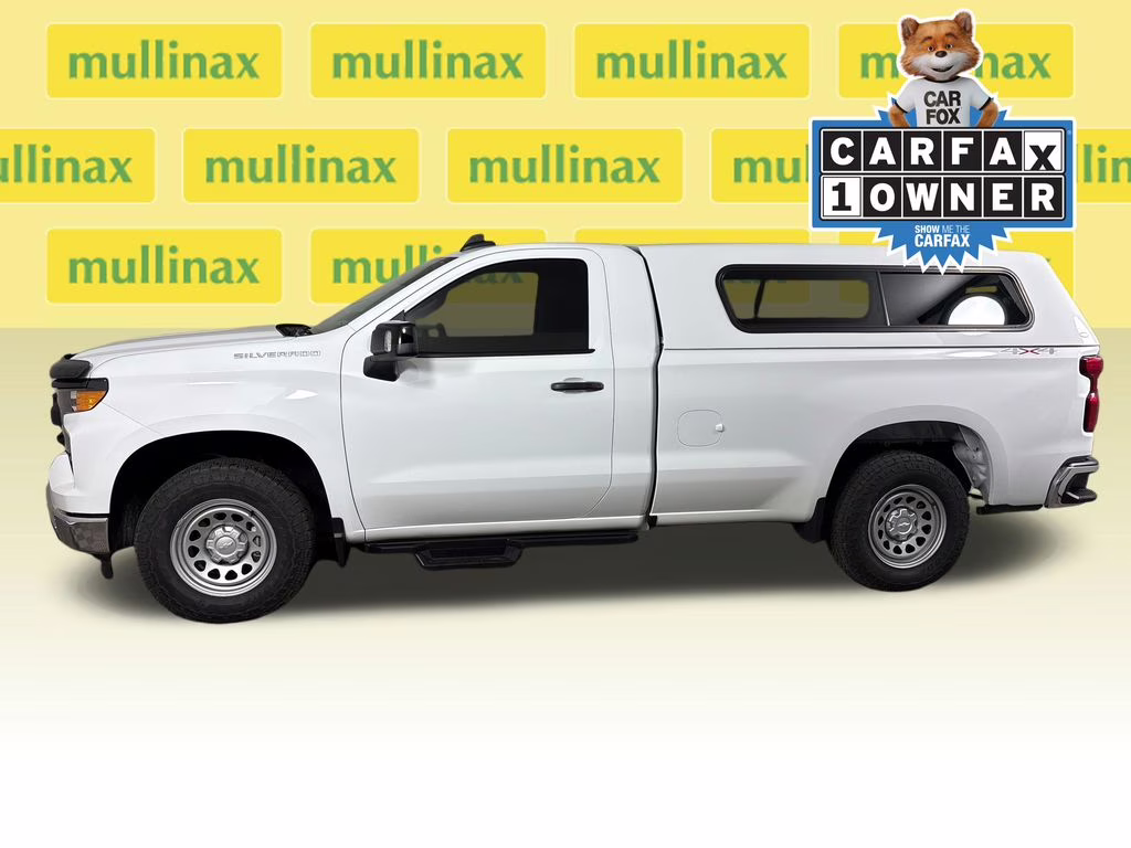 2024 Summit White Chevrolet Silverado 1500 WT 4X4 Truck