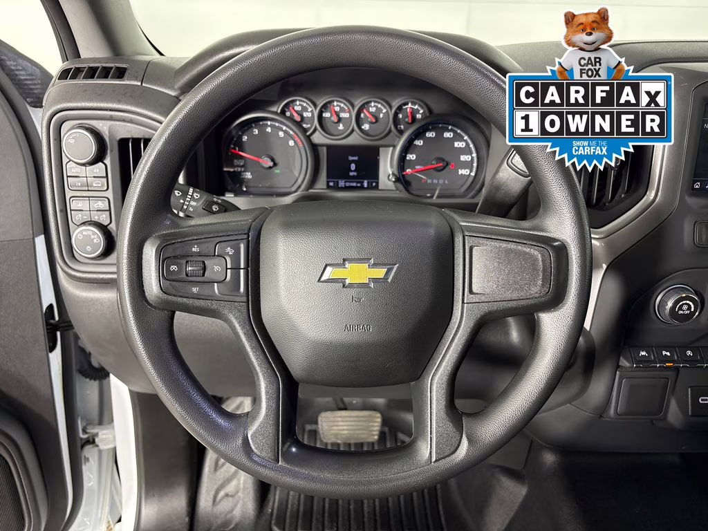 2024 Summit White Chevrolet Silverado 1500 WT 4X4 Truck