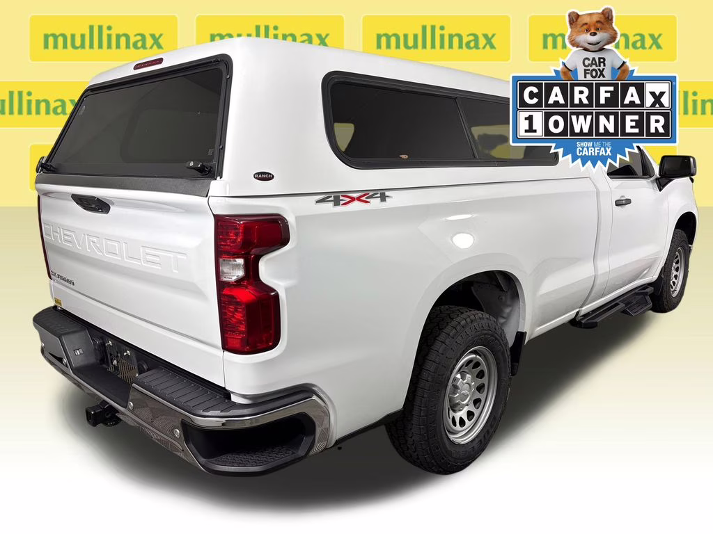 2024 Summit White Chevrolet Silverado 1500 WT 4X4 Truck