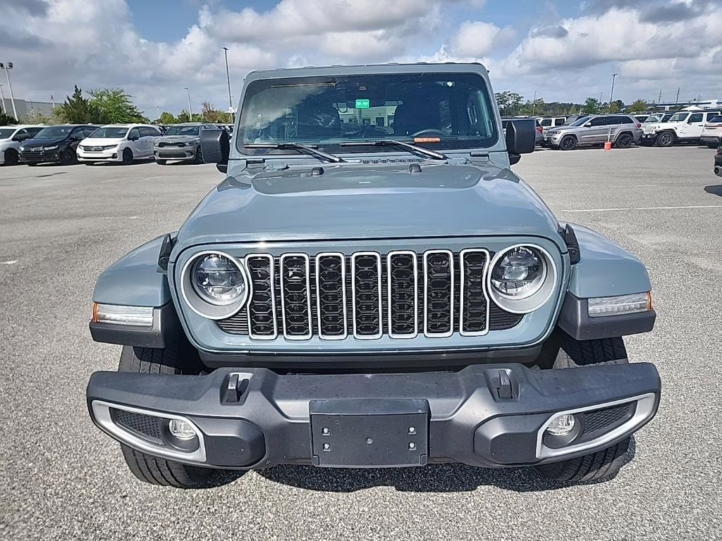 2024 Hydro Blue Pearlcoat Jeep Wrangler Sahara 4X4 SUV