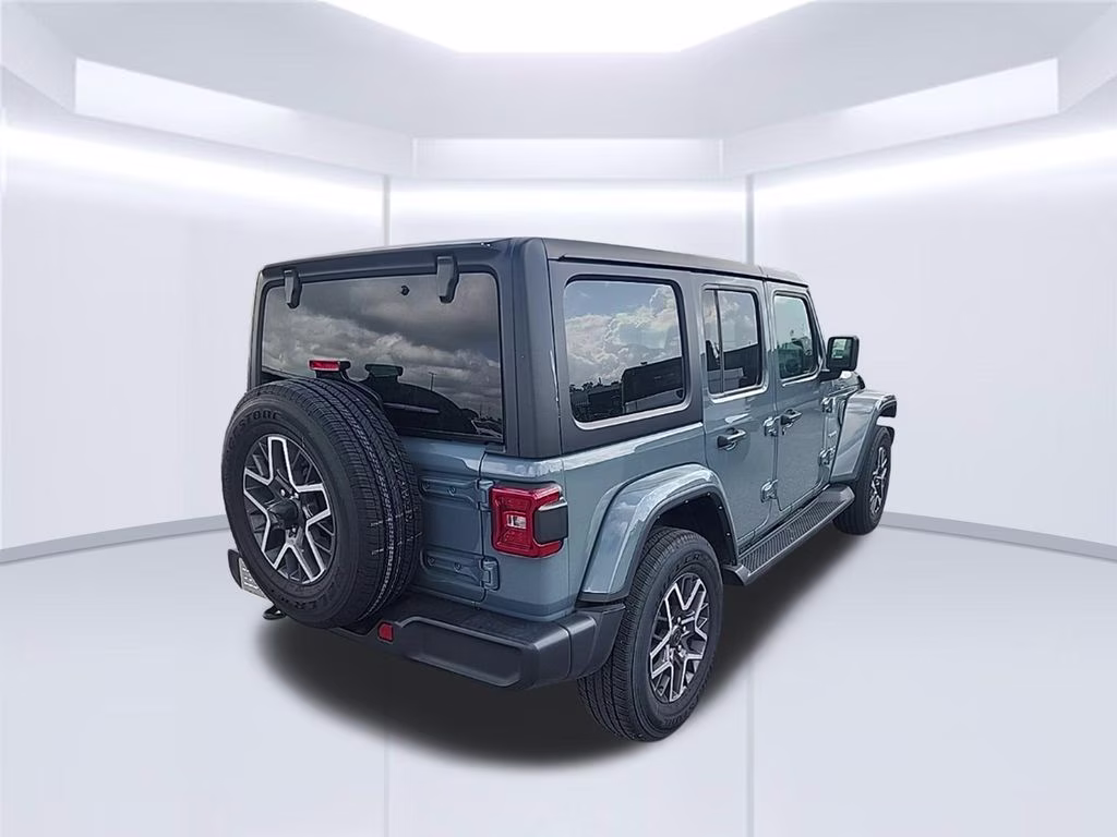 2024 Hydro Blue Pearlcoat Jeep Wrangler Sahara 4X4 SUV