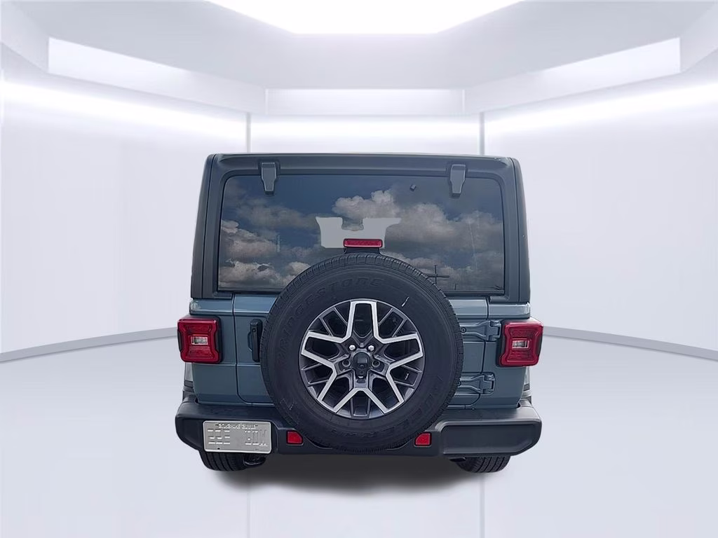 2024 Hydro Blue Pearlcoat Jeep Wrangler Sahara 4X4 SUV