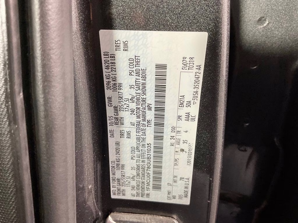 2016 Magnetic Ford Escape S FWD SUV