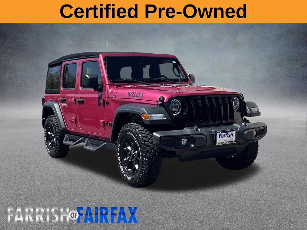 2022 Limited Edition Tuscadero Pearlcoat Jeep Wrangler Unlimited Willys 4X4 SUV