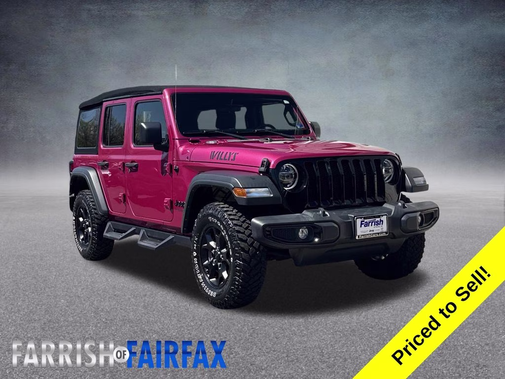 2022 Limited Edition Tuscadero Pearlcoat Jeep Wrangler Unlimited Willys 4X4 SUV