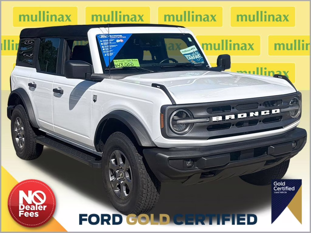 2024 Oxford White Ford Bronco Big Bend 4X4 SUV