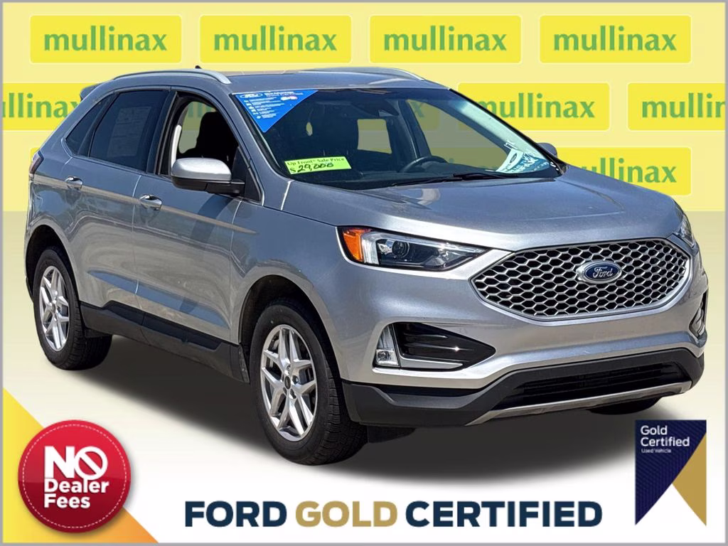 2024 Silver Metallic Ford Edge SEL AWD SUV