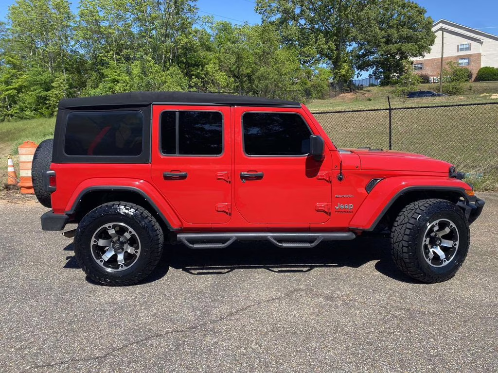 2021 Firecracker Red Clearcoat Jeep Wrangler Unlimited Sahara 4X4 SUV