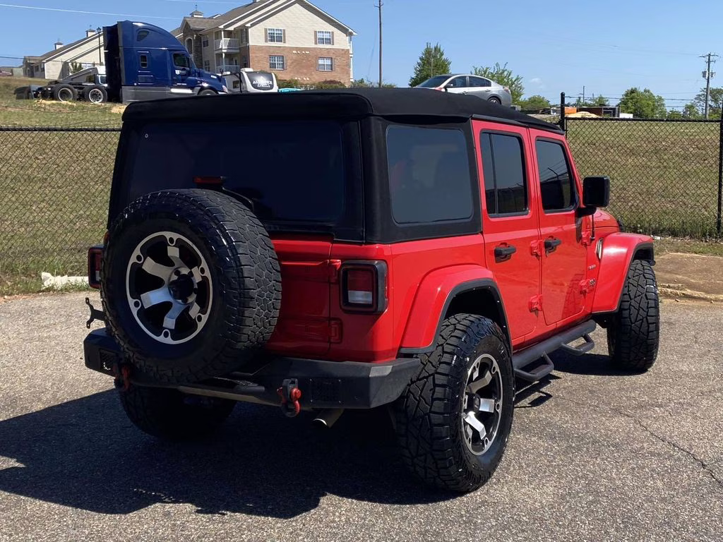 2021 Firecracker Red Clearcoat Jeep Wrangler Unlimited Sahara 4X4 SUV