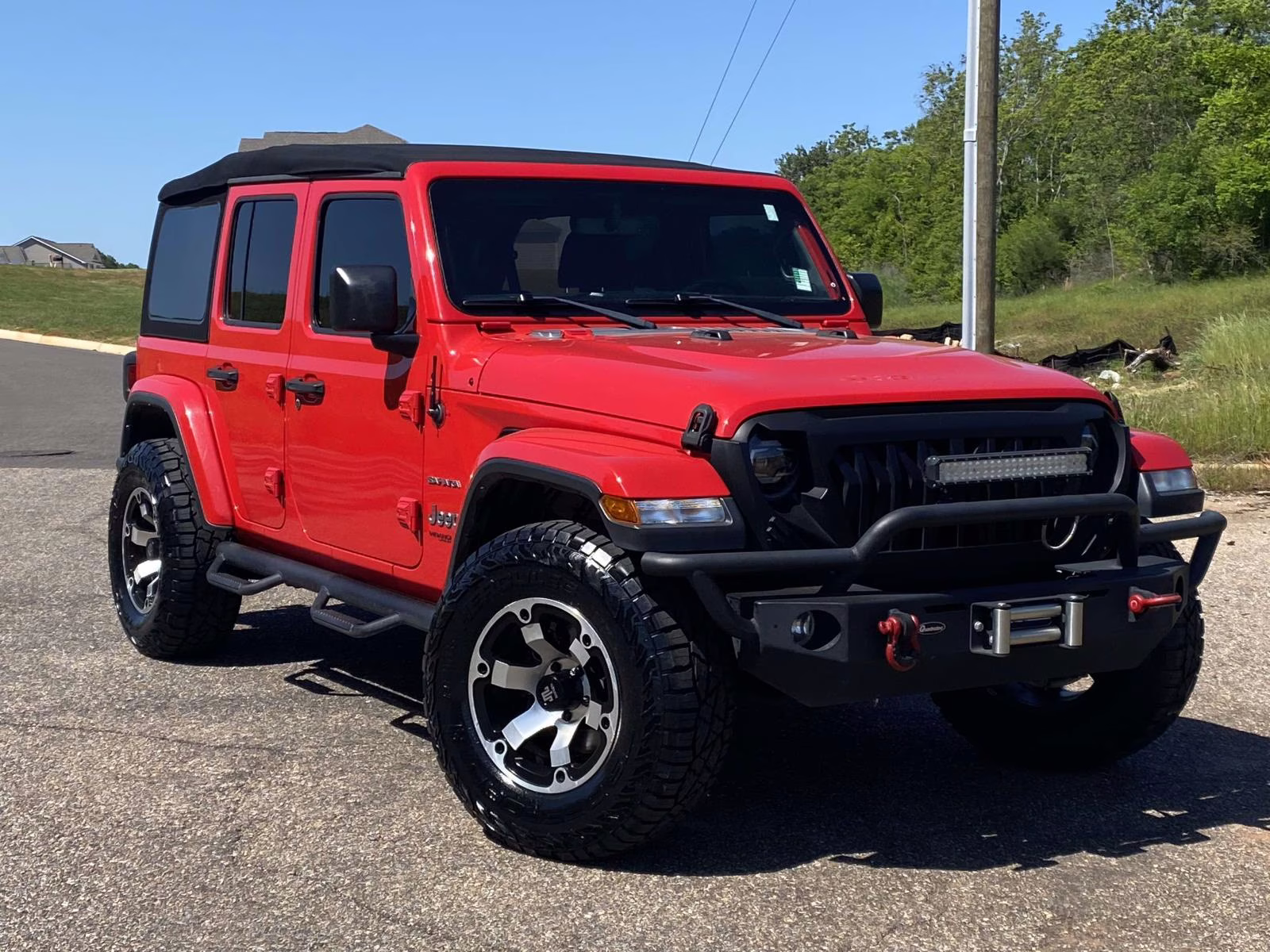 2021 Firecracker Red Clearcoat Jeep Wrangler Unlimited Sahara 4X4 SUV