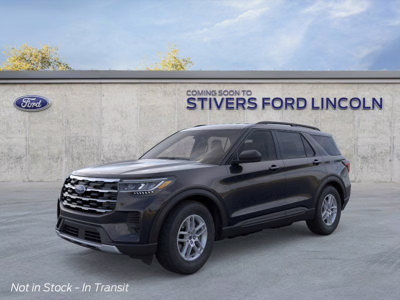 2026 Agate Black Metallic Ford Explorer Active RWD SUV