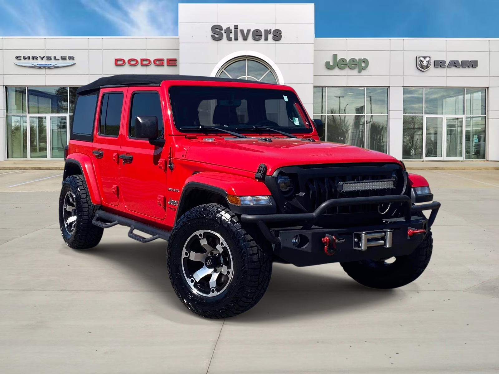 2021 Firecracker Red Clearcoat Jeep Wrangler Unlimited Sahara 4X4 SUV