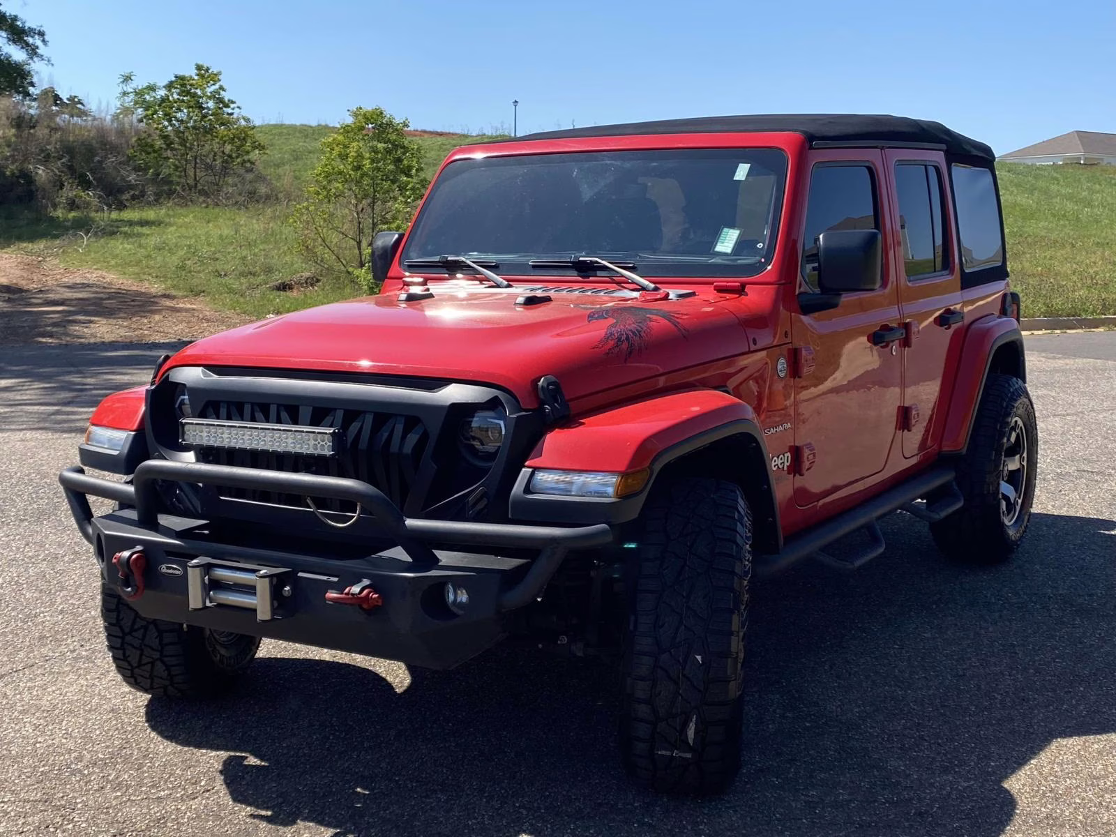 2021 Firecracker Red Clearcoat Jeep Wrangler Unlimited Sahara 4X4 SUV