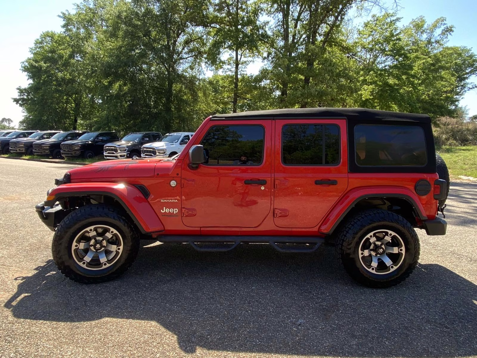 2021 Firecracker Red Clearcoat Jeep Wrangler Unlimited Sahara 4X4 SUV