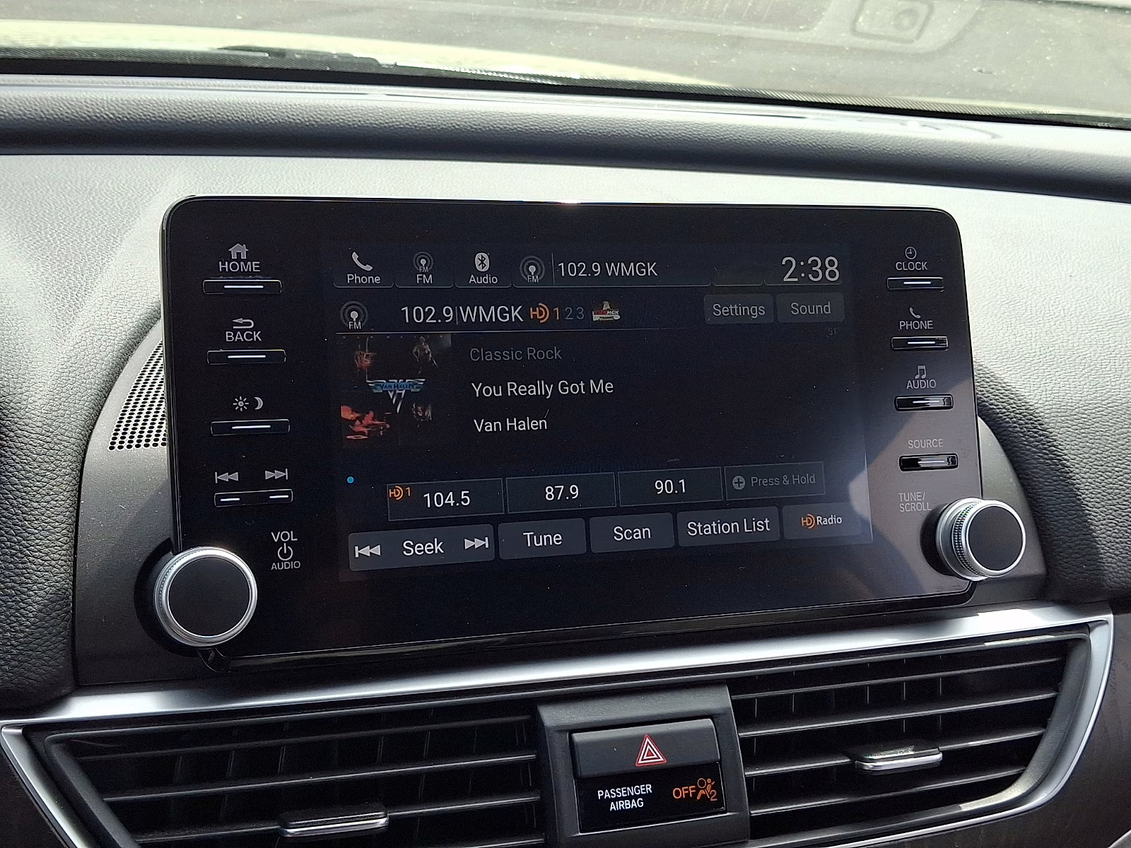 2018 Obsidian Blue Pearl - BV Honda Accord EX FWD