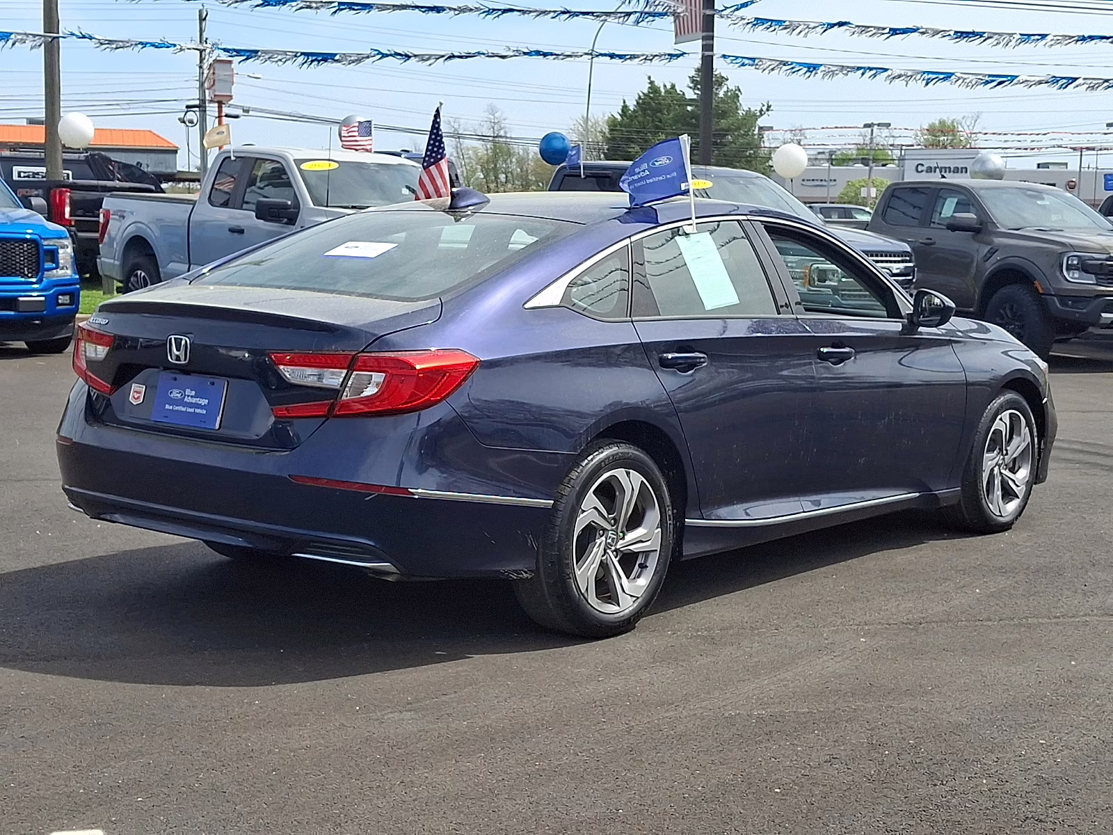2018 Obsidian Blue Pearl - BV Honda Accord EX FWD