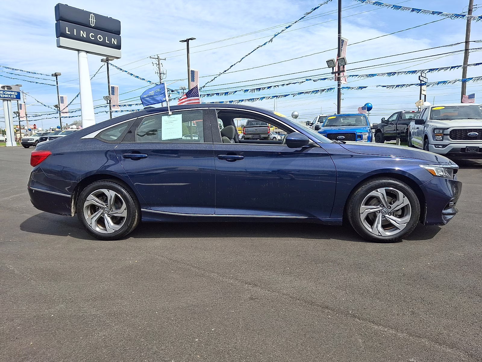 2018 Obsidian Blue Pearl - BV Honda Accord EX FWD