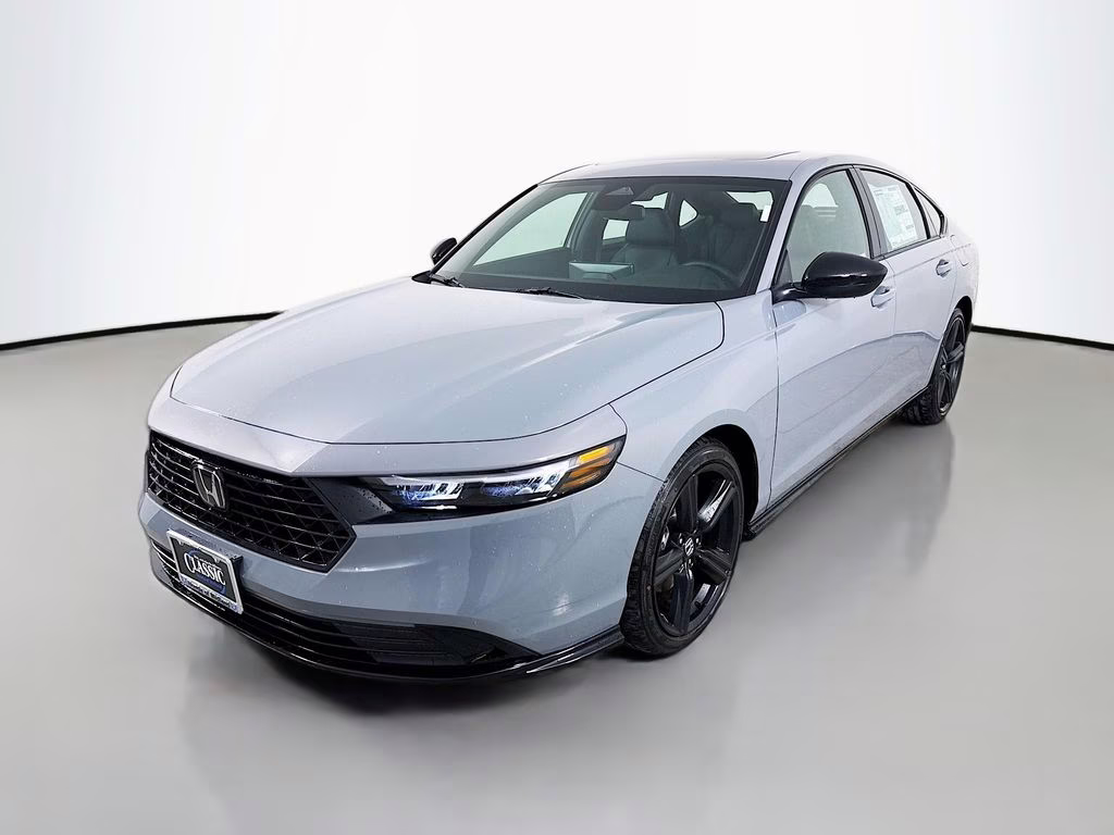 2026 Urban Gray Pearl Honda Accord Hybrid Sport-L FWD Sedan