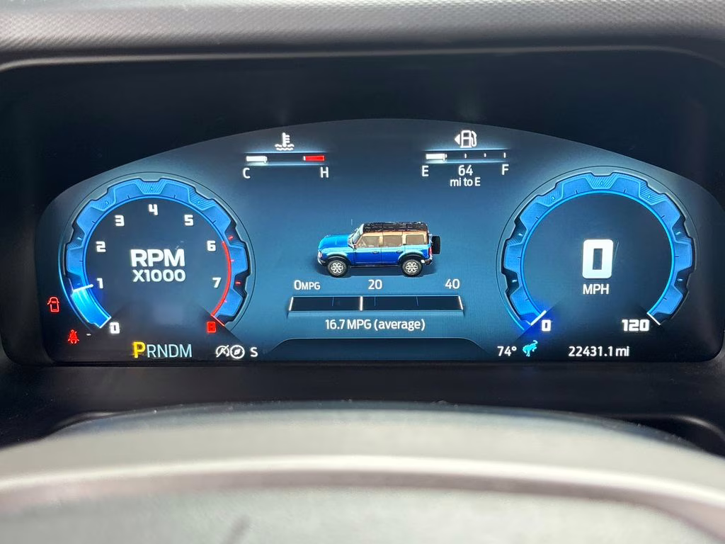 2025 Velocity Blue Metallic Ford Bronco Badlands 4X4 SUV