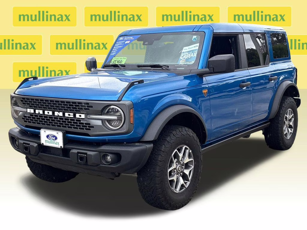 2025 Velocity Blue Metallic Ford Bronco Badlands 4X4 SUV