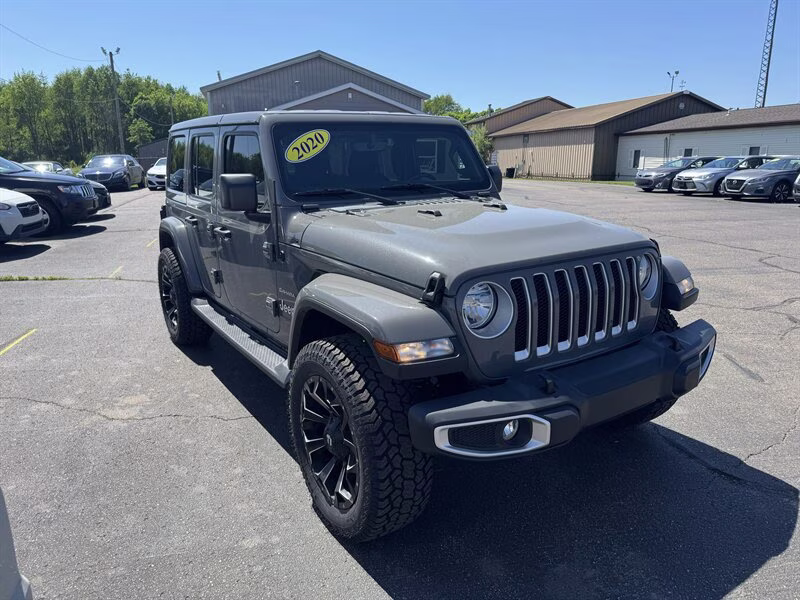 2020 Granite Crystal Metallic Clear Coat Jeep Wrangler Unlimited Sahara 4X4 SUV