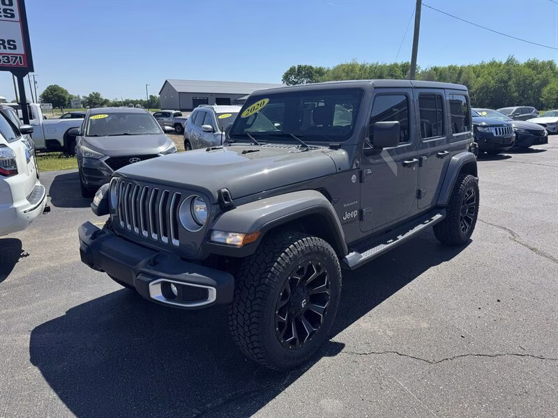 2020 Granite Crystal Metallic Clear Coat Jeep Wrangler Unlimited Sahara 4X4 SUV
