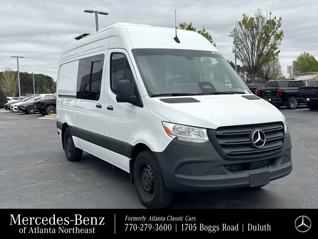 2025 White Mercedes-Benz Sprinter 2500 Cargo 144 WB RWD Van