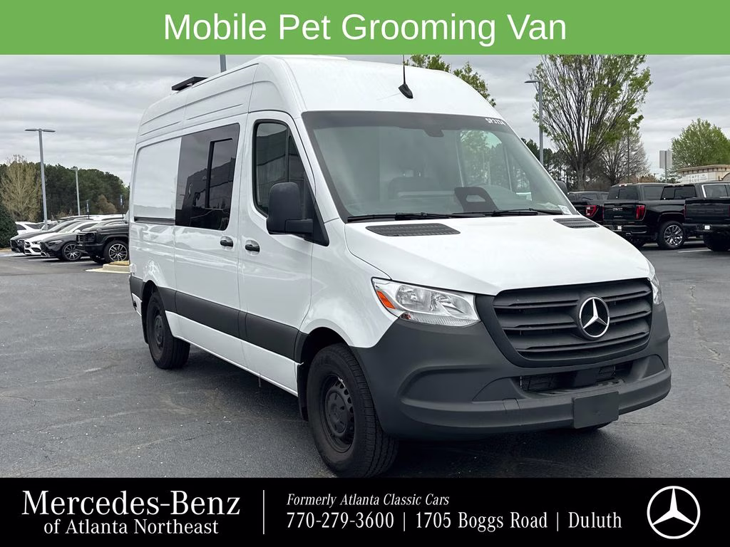 2025 White Mercedes-Benz Sprinter 2500 Cargo 144 WB RWD Van