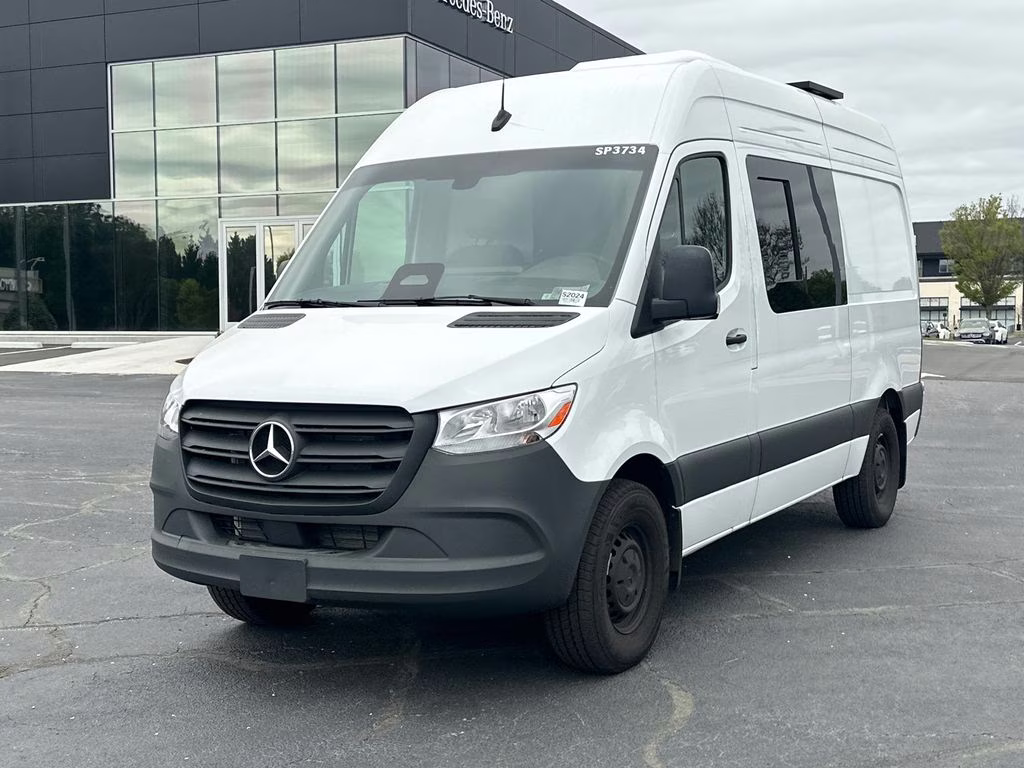 2025 White Mercedes-Benz Sprinter 2500 Cargo 144 WB RWD Van