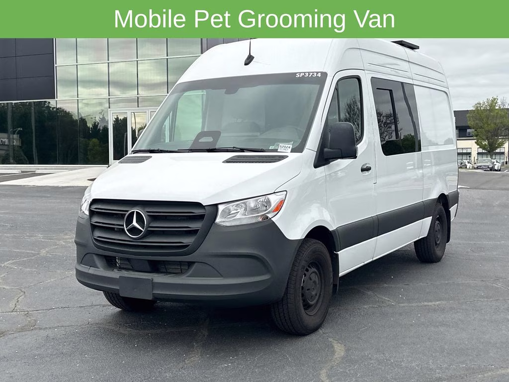 2025 White Mercedes-Benz Sprinter 2500 Cargo 144 WB RWD Van