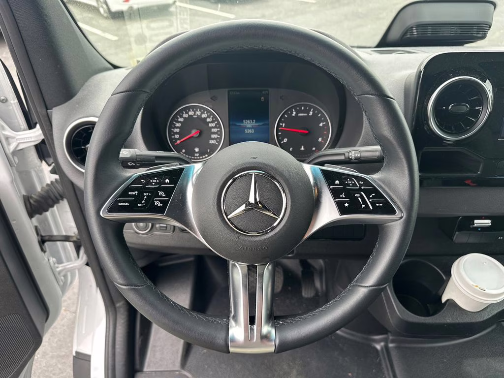 2025 White Mercedes-Benz Sprinter 2500 Cargo 144 WB RWD Van