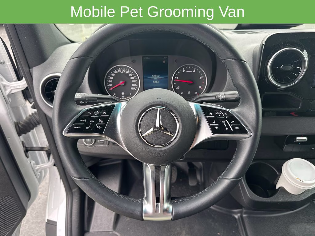 2025 White Mercedes-Benz Sprinter 2500 Cargo 144 WB RWD Van