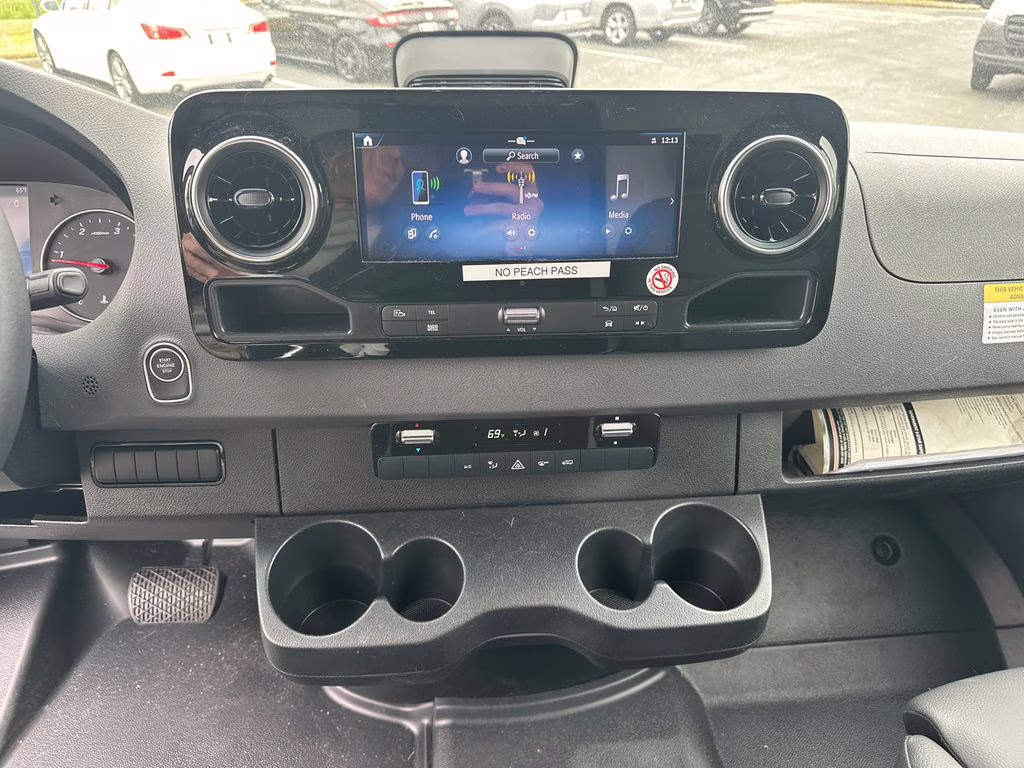 2025 White Mercedes-Benz Sprinter 2500 Cargo 144 WB RWD Van