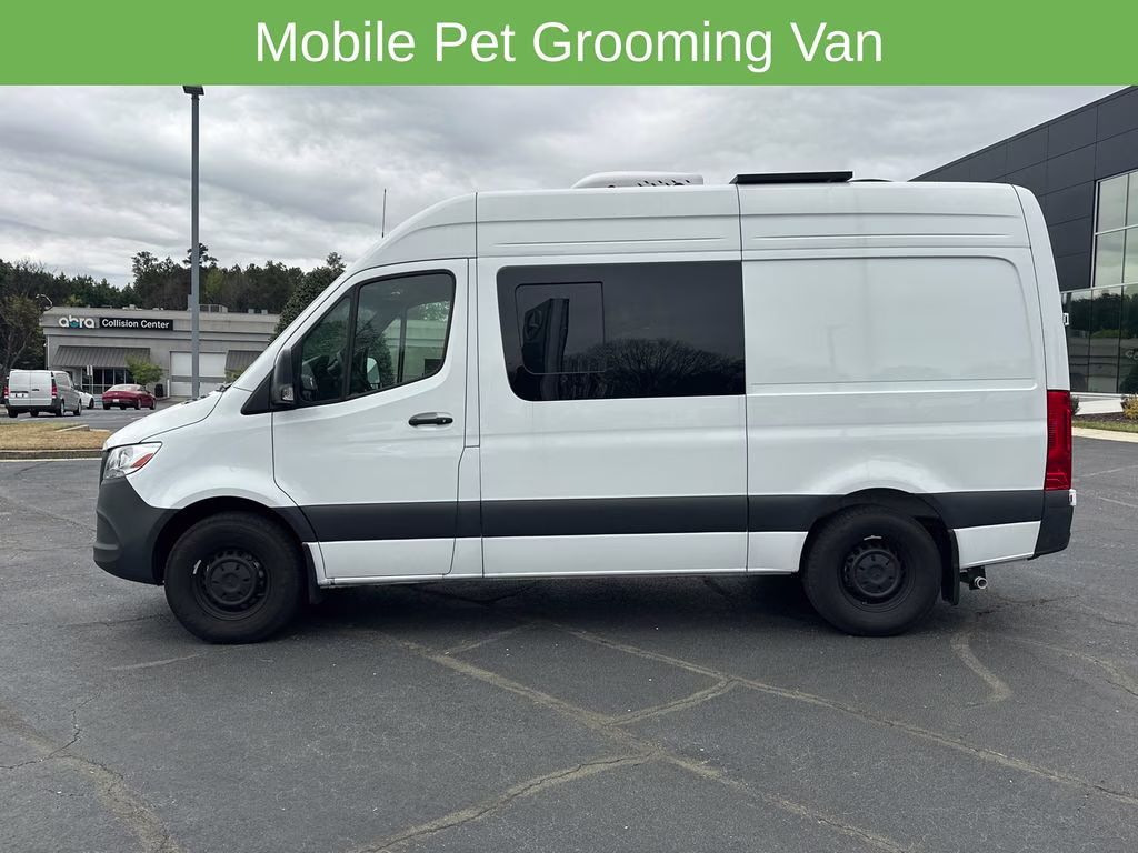 2025 White Mercedes-Benz Sprinter 2500 Cargo 144 WB RWD Van