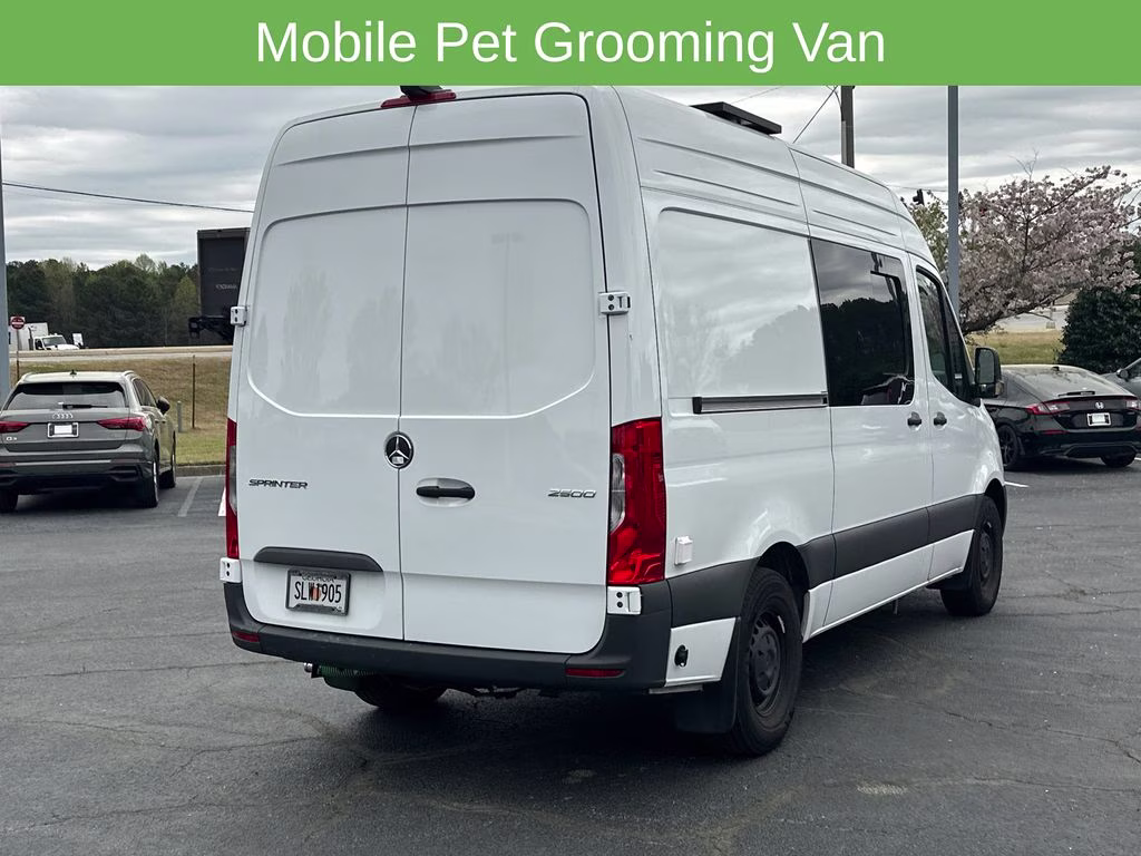 2025 White Mercedes-Benz Sprinter 2500 Cargo 144 WB RWD Van