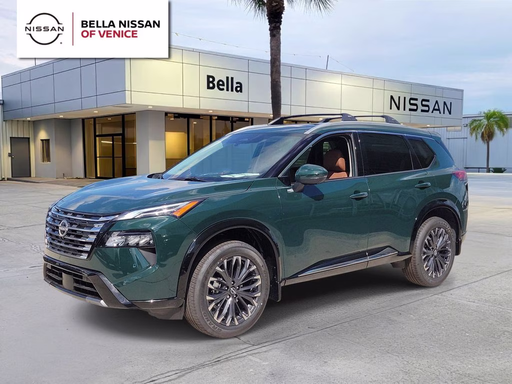 2026 Obsidian Green Nissan Rogue Platinum AWD SUV