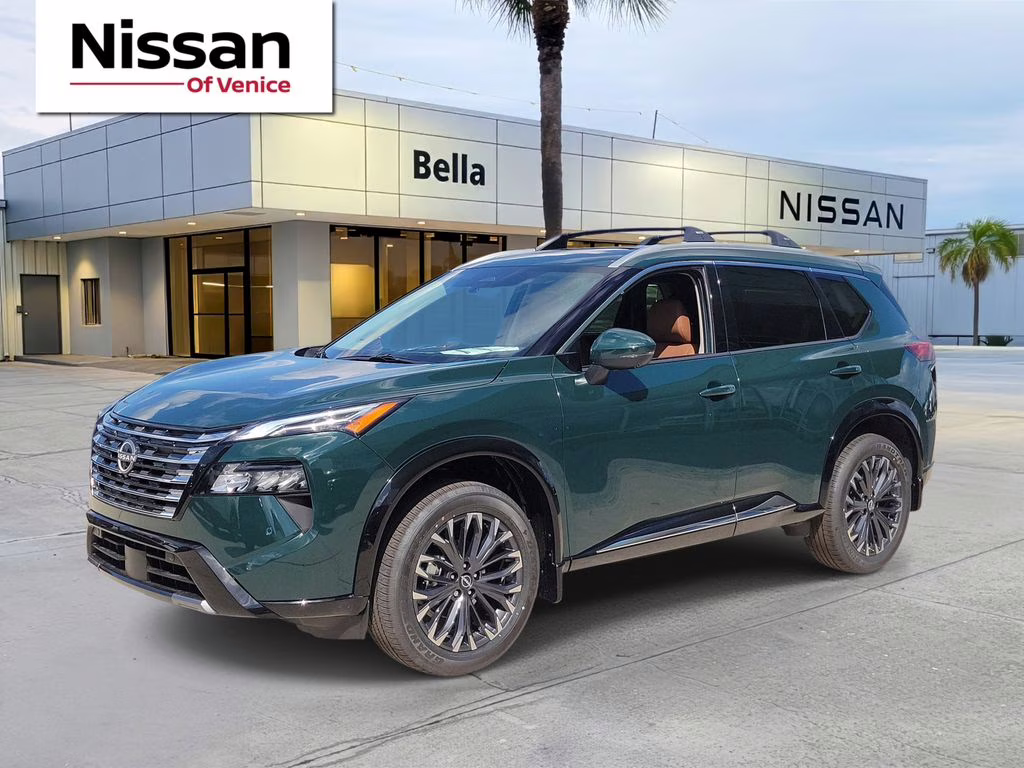2026 Obsidian Green Nissan Rogue Platinum AWD SUV