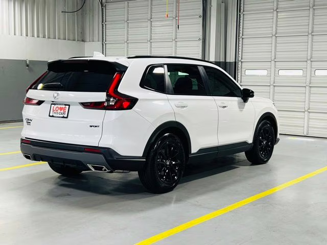 2026 Platinum White Pearl Honda CR-V Hybrid Sport-L FWD SUV